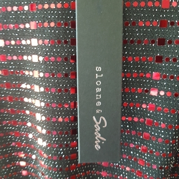 Sloane & Sadie Twist Front Sparkly Blouse - Picture 11 of 15
